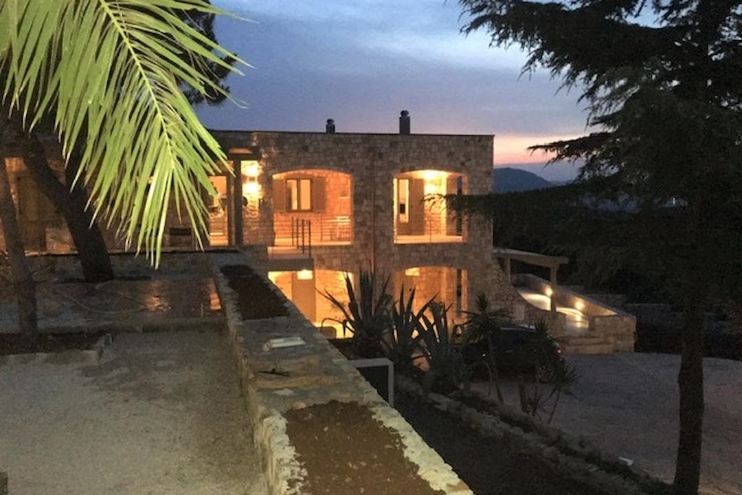 Image of Beautiful exclusive newly built villa with sea views in the middle of olive groves