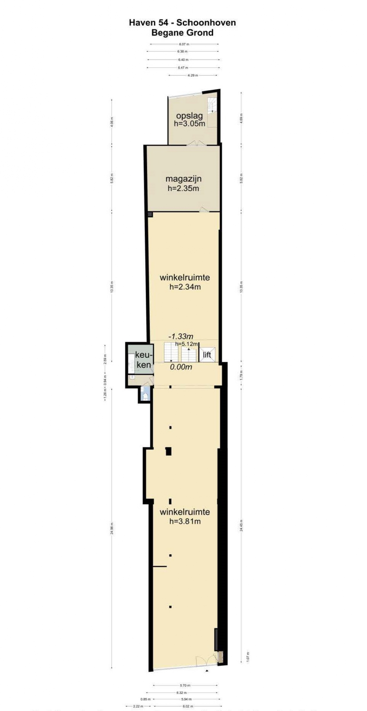 Woning / winkelpand - Schoonhoven - Haven 54 & Koestraat 39