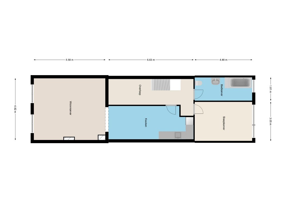 Woning / winkelpand - Terneuzen - Nieuwstraat 46